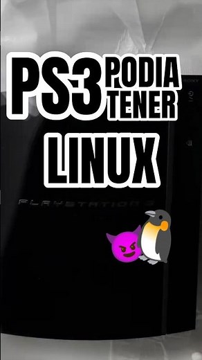Did you know the PS3 could run Linux? 🐧😳 #ps3 #retro
