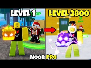 Winter Gacha Only Noob to Max in Blox Fruits!