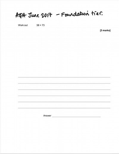 Multiplying Integers for Non-Calculator Paper 🚫🧮 | Column Method | GCSE Maths #gcse #gcsemaths