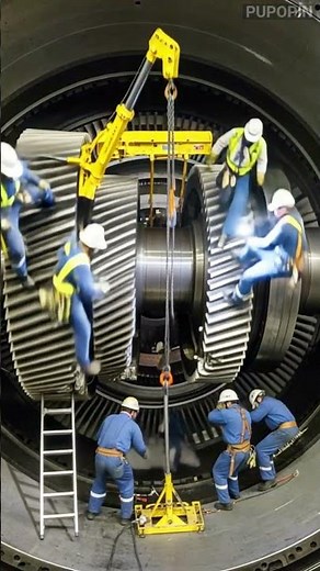 The turbine suddenly started working again due to a safety pin failure