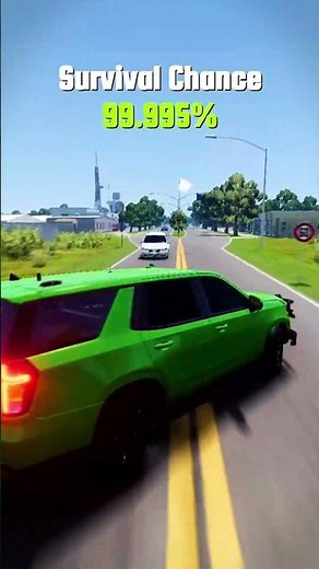 Chevrolet SUV Loses Control 😱💥 | BeamNG Drive Crash #shorts #beamngdrive #beamng #beamngcrashes
