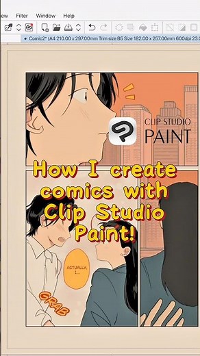 How I make comics with‪@CLIPSTUDIOPAINTchannel‬ !!