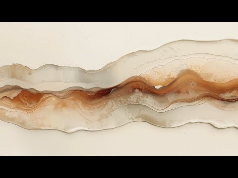 Soft Earth Tone Abstract Art — Calm Neutral Layers 4K