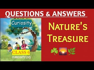 Nature's Treasure | Std 6 Science Chapter 11 Question Answer | NCERT