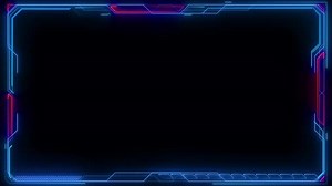 Border frame animated background Holographic screen frame hud ui future futuristic screen system vir