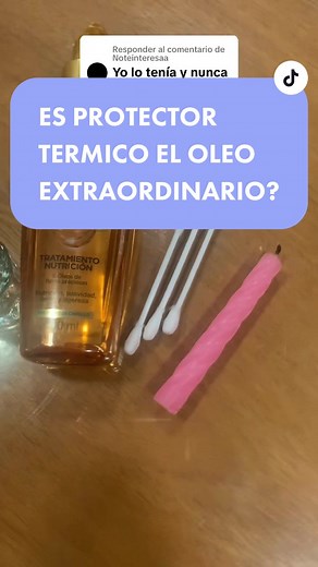 ¿Funciona el óleo extraordinario como protector térmico?