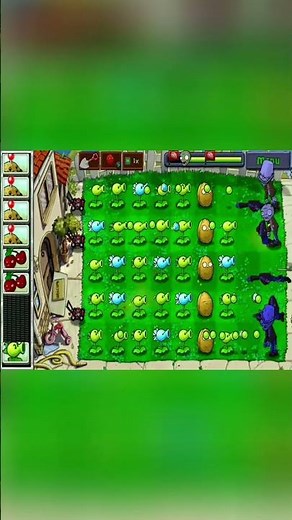 Plants vs Zombies: Epic Lawn Defense Strategy Against Zombie Horde! #shorts