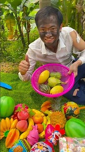 The challenge: picking a variety of colorful and unique fruits 🍍🍊🍈🍅🍆