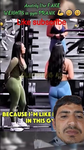 Old Man Powerlifter At Muscle Beach -Anatoly GYM PRANK