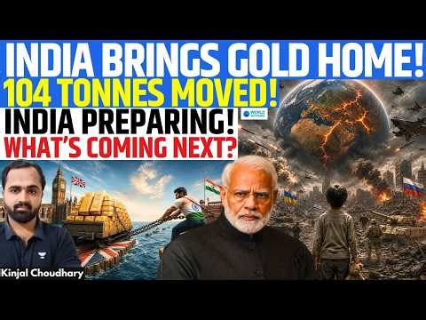 India Brings Back 104 Tonnes Gold! What Is RBI Preparing For? Big Global Signal | Kinjal
