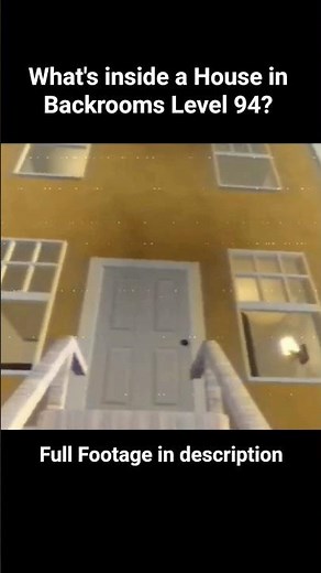 What's Inside a house in Backrooms Level 94? (Full footage in description)