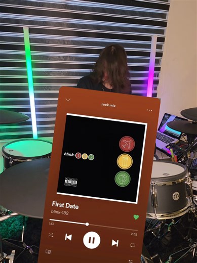 Blink 182 Drum Cover for First Dates