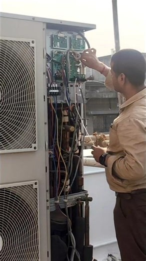 lg Vrf System Commissioning & lgmv data Reading and Central Remote Controlar Setting. #vivek_hvac