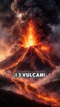 I 3 Vulcani Più Pericolosi Al Mondo #curiosità #vulcani #shorts