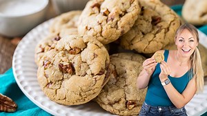 3.2K views · 156 reactions | RECIPE: https://sugarspunrun.com/soft-chewy-butter-pecan-cookies/ My soft and chewy butter pecan cookies are made with toasted pecans, brown sugar, and plenty of butter. They are incredibly easy to make with NO mixer and NO chilling required! | Sugar Spun Run | Facebook