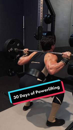I ate and trained like a powerlifter for 30 days