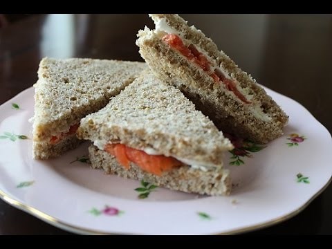 Smoked Salmon Tea Sandwiches