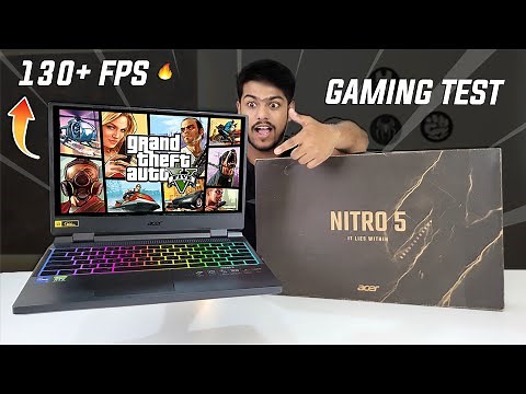 ACER NITRO 5 Gaming Laptop| GTA V Gaming Test🔥| Unboxing & Review|