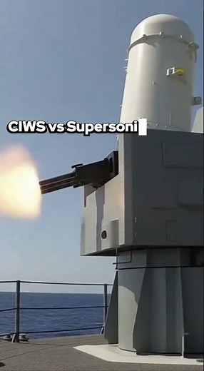 Automatic CIWS Intercepts Supersonic Threat 🚀 #shorts #viralshorts #CIWS #navy #antishipmissile