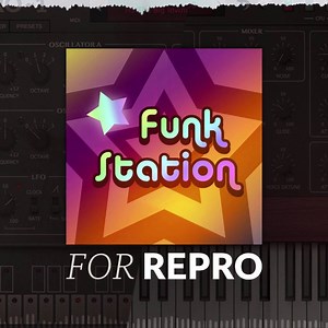 9.7K views · 165 reactions | New soundset for Repro by Howard Scarr! Get Funkstation: https://u-he.com/repro-funkstation Funkstation is a collection of old school Funk sounds inspired by the many artists who embraced synthesizers in the Funk music scene of the '70s and '80s. It includes juicy leads, meaty basses, filtery polyphonic stabs and analogue pads... everything you need to create some SERIOUS synth-funk. | U-HE | Facebook