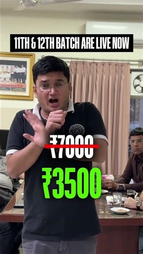 11th & 12th Batches are LIVE 🔥 #jee #iit