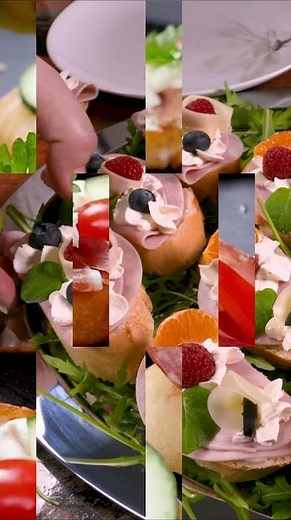 Fast & Easy Canapes for your party #snack #food #cooking #recipeoftheday #recipe #canapes #snacks