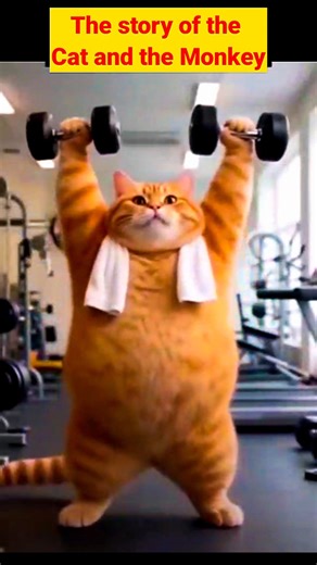 The Story of the Cat and the Monkey | Animation cartoon story |3D AI Emotional & Moral stories |