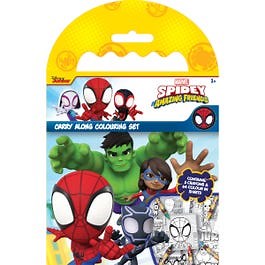 Spidey and Friends Carry Along Colouring Set