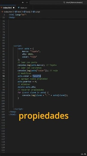 JavaScript from scratch part 17 | Accessing and modifying properties