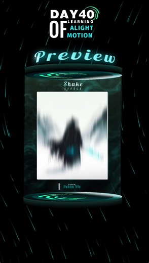 "X" Shake Effect Tutorial 😮‍💨🔥‼️" DAY-40" Of Learning Alight motion in 30 Second's‼️ #tutorial