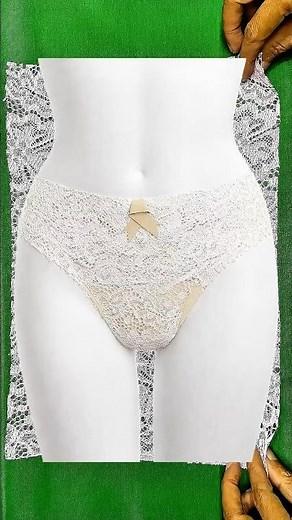 Easy way to make underwear patterns #patternmaking #sewinghacks #diy