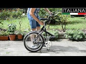 Italiana | Bici pieghevole | Folding bike | Made in Italy | Sartori Bikes | How to Fold