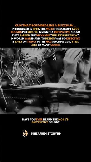 WWII’s Buzzsaw Machine Gun #history #ww2