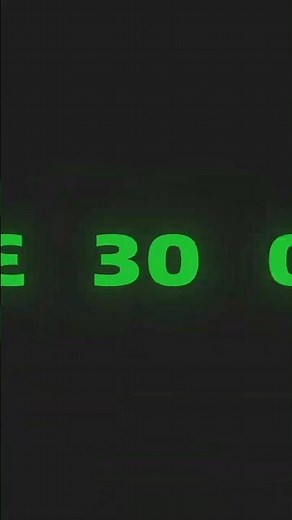 30-Second Timer with Per-Second Readings | 30 Second Timer With Voice Countdown #countdown #shorts