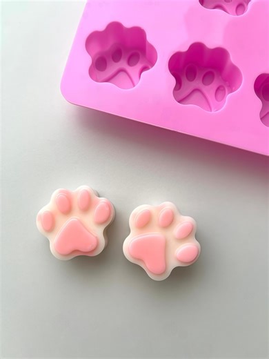 Paw Print Silicone Mold Aromatherapy Candle Soap Resin Plaster Baking DIY Pet Home Decor - Etsy