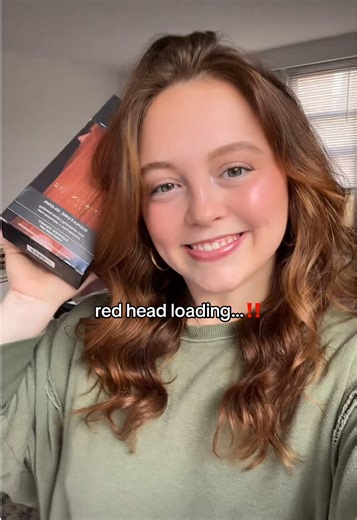 surprise…😅😅😅🙈🙈🙈 @Kristin Ess Hair #hairdyetransformation #redhair #kristiness