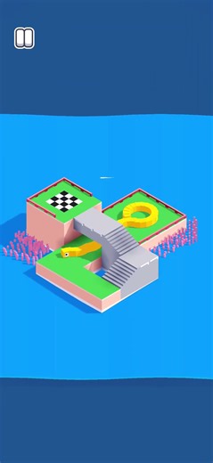 🐍 Snek Left Level 21 Walkthrough (Knot) 🧩 Puzzle Solution! #Shorts