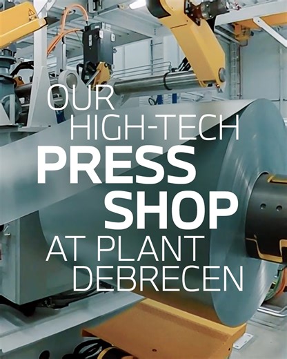 7.6M views · 2.1K reactions | 10,000 parts a day – pressing forward  In Debrecen, our high-tech press shop sets new standards with advanced AI-driven quality control and closed-loop recycling for scrap steel and aluminium at its core. With cutting-edge servo technology and automation, we're advancing precision in automotive manufacturing. Learn more about the production in Debrecen: https://b.mw/PnQ4U #BMWGroup #BMWiFACTORY #NeueKlasse | BMW Group | Facebook