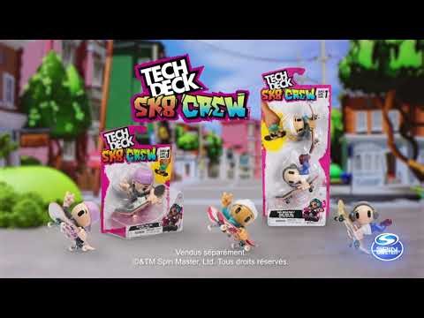 TECH DECK - Découvre les personnages SK8 Crew