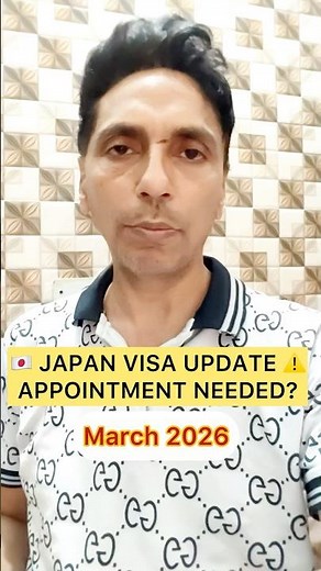 Japan Visa Big Update for Indians 🇯🇵 Japan Visa Latest News 2026 | VFS Appointment Update