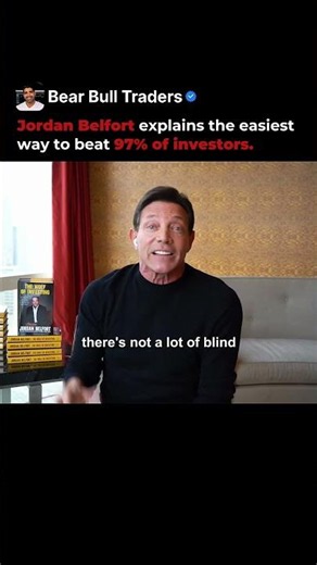 Jordan Belfort explains the easiest way to beat 97% of investors
