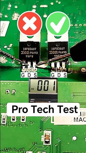 The MOST Accurate MOSFET Test Ever | How to Test MOSFET with Multimeter #shorts