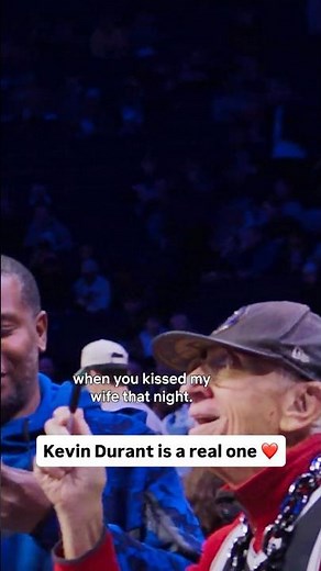 Kevin Durant's wholesome interaction with Nets superfan Mr. Whammy 🥺 #NBA #KevinDurant