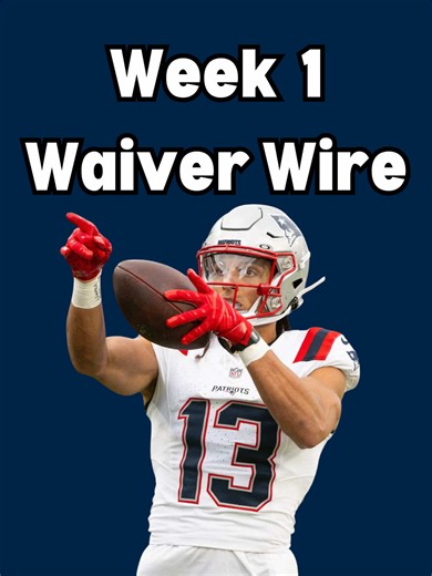 The BEST waiver wire pickups after Week 1 👀🔥 #walterpicks #cowboyswalterpicks #fantasyfootballtips #nflfantasy #waiverwire