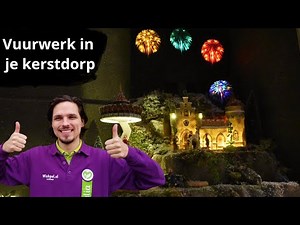 Lemax Vuurwerk in je kerstdorp! | Kerstdorpen bouwen met Wishpel