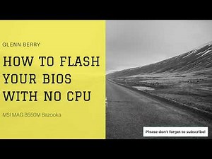 How to Flash the MSI MAG B550M Bazooka BIOS with the Flash BIOS Button