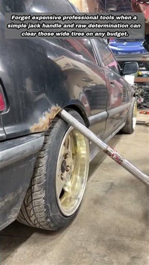Ultimate DIY Fender Rolling Hack For Slammed Project Cars
