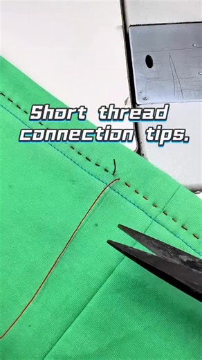 Short thread connection tips. #Wholeheartedapparel#SewingMachineRepair #SewingPartsSupplier #SewingMachineAccessories #IndustrialSewingMachine #SewingPartsShop #QualitySewingParts #SewingMachineTechnician #ReliablePartsSupplier #OEMSewingParts #SewingToolsAndParts #SewingMachineFix #ProfessionalSewingRepair #HighQualityMachineParts #SparePartsForSewing #SewingWorkshopTools #SewingTechTips #TextileMachineRepair #FactoryMaintenanceSupport #SewingPartsDealer #IndustrialMachineSolutions | Pei Xian