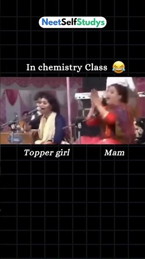 Every Chemistry Class Has This One Topper 😂 | NEET Funny Shorts ⚡ | Topper Edition