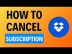 How to Cancel Dropbox Subscription Tutorial - 2025